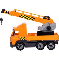 Wader PowerTruck mit Kran auf Wendeplattform