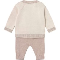 Mayoral 2-tlg. Set Wickelstrickjacke und Strickhose Bär