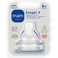 Mam 2er-Pack Trinksauger Gr. X ab 6M