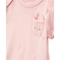 Carter's 5er-Pack Bodys kurzarm Farm Blumen Ajour Ringel