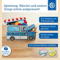Bieco Aufbewahrungsbox mit Deckel Kinder Icecream