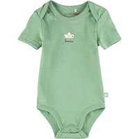 Bornino Summer Beach 2er-Pack Bodys kurzarm Fische Papierboot