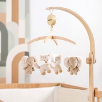 Nattou Mobile aus Holz Flo, Ernest & Oli