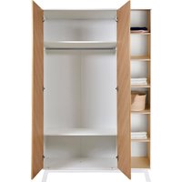 Schardt Kleiderschrank Venice Fishbone White 2-türig mit Seitenregal