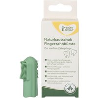 Grünspecht Fingerzahnbürste aus Naturkautschuk