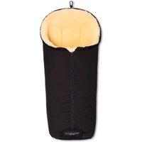 Hofbrucker Kinderwagen Lammfell-Fußsack Iglu schwarz