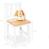 Pinolino Kinderstuhl „Fenna”, weiß/natur