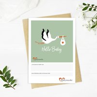 Geschenkgutschein Hallo Baby