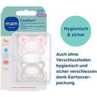 Mam 2er-Pack Schnuller Comfort Silikon 3-12M