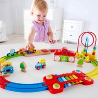 Hape Eisenbahnset Regenbogen-Puzzle