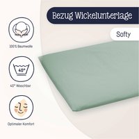 Julius Zöllner Wickelauflagenbezug Terra Musselin 75x85 cm