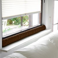 Fenster-Zugluftstopper, Größe: 1, braun