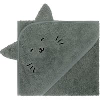 Fillikid Kapuzenbadetuch 75x75 cm gruen