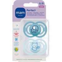 Mam 2er-Pack Schnuller Perfect Silikon, 6-16M