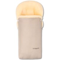 Hofbrucker Kinderwagen Lammfell-Fußsack Putzi beige