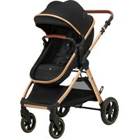 Kinderkraft Kombikinderwagen ESME 3in1 Trio-Set inkl. Babyschale MINK PRO schwarz