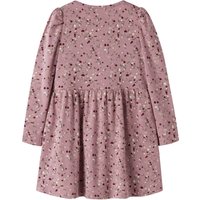 Name It Kleid langarm Blumen Rippqualität