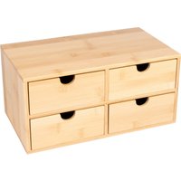 Bambus-Schubladen-Schränkchen