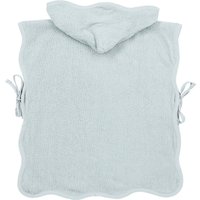 Meyco Baby Badeponcho hellblau | grau