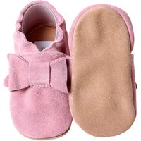 Hobea-Germany Krabbelschuhe Schleife altrosa