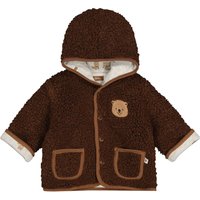 Feetje Plüsch-Wendejacke mit Kapuze Biber