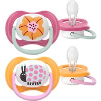 Philips Avent 2er-Pack Schnuller ultra air happy, 6-18M