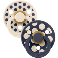 Bibs 2er-Pack Polka Dots Schnuller, 0-6M