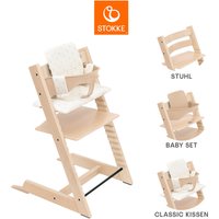Stokke® Tripp Trapp® Bundle Treppenhochstuhl inkl. Babyset und Kissen