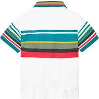 Boboli Polo-T-Shirt Streifen Piqué