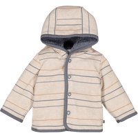 Feetje Plüsch-Wendejacke mit Kapuze Ringel