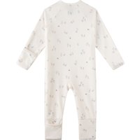 Sanetta Nicki-Schlafoverall mit Klappfuß Blumen