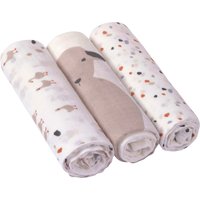 Lässig 3er-Pack Mullwindeln 80x80 cm Heavenly Soft Tiny Farmer