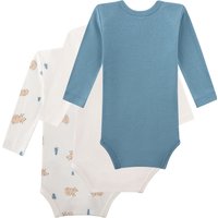 Sanetta 3er-Pack Bodys langarm Bären