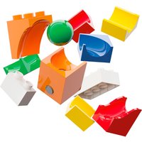 Hubelino Kugelbahn Erweiterung Katapult 41-tlg.