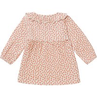 Noppies Krepp-Kleid langarm Blumen Rüschenkragen