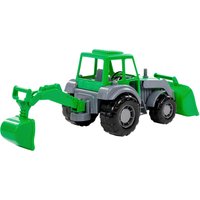 Solini Traktor mit Heckbagger