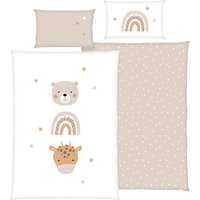 Baby Best Renforcé Wende-Bettwäsche Little friends 40x60 / 100x135 cm