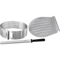 Tortenboden-SchneiDehilfe-Set, 3-teilig