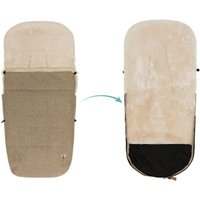 Babycab Winterfußsack Lammfell Lille Wool braun