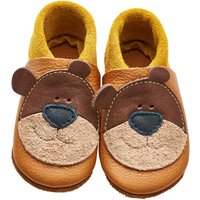 Orangenkinder Krabbel- und Hausschuhe Bär