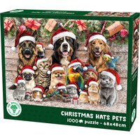 Puzzle „Weihnachtstiere“, 1000 Teile