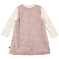 Bornino Tiny Friends 2-tlg. Set Webkleid mit Shirt langarm Punkte