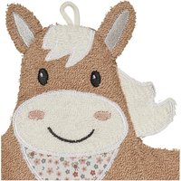 Sterntaler Spiel- Waschhandschuh braun