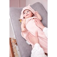 Meyco Baby Kapuzenbadetuch 80x80 cm pink