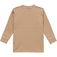 Lässig Shirt langarm Rippqualität Ringel Birne Little Gang