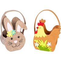 Filz-Geschenktüten "Ostern", 2 Stück