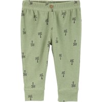 Carter's 3-tlg. Set Body kurzarm, Body ohne Arm und Jogginghose Rippqualität Palmen