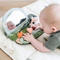Done By Deer Spielkissen Tummy Time Tiny Farm mit Spiegel