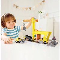 Hape Eisenbahn-Kran