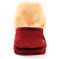 Hofbrucker Babyschale Lammfell-Fußsack Maxi rot